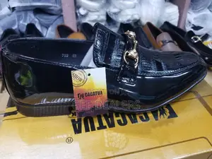 Cacatua Black Men Official Shoes