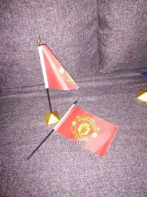 Manchester United Flag + Detachable Stands + Bases