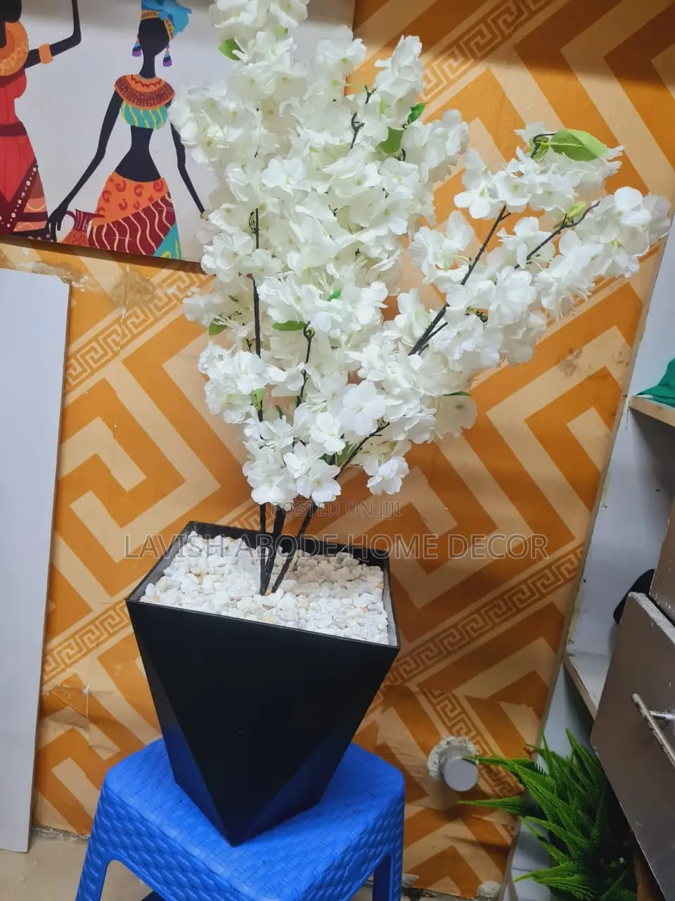 Cherry Blossom Artificial Indoor Flower Plant All Inclusive