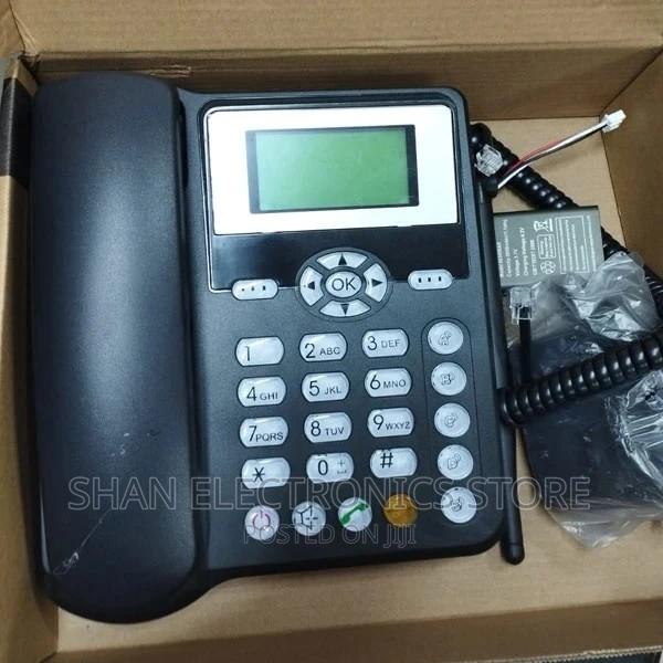 Reliable GSM Landline Wireless Desktop Phone White\\