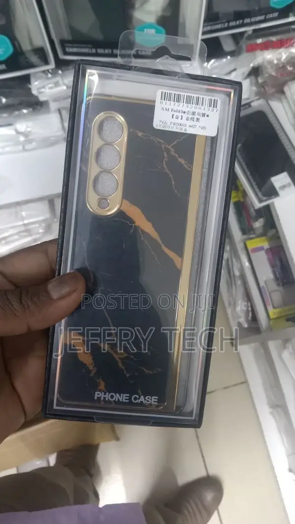 Samsung Marble Glass Case for Samsung Galaxy Z Fold 3