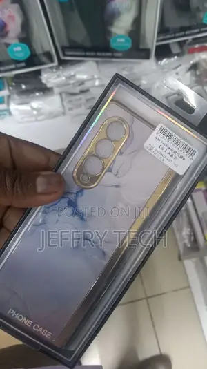 Samsung Galaxy Z Fold 3 5G Marble Grid Luxury Glass Original
