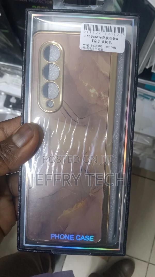 Samsung Galaxy Z Fold 3 5G Case Plating Glass Marble Pattern - main view