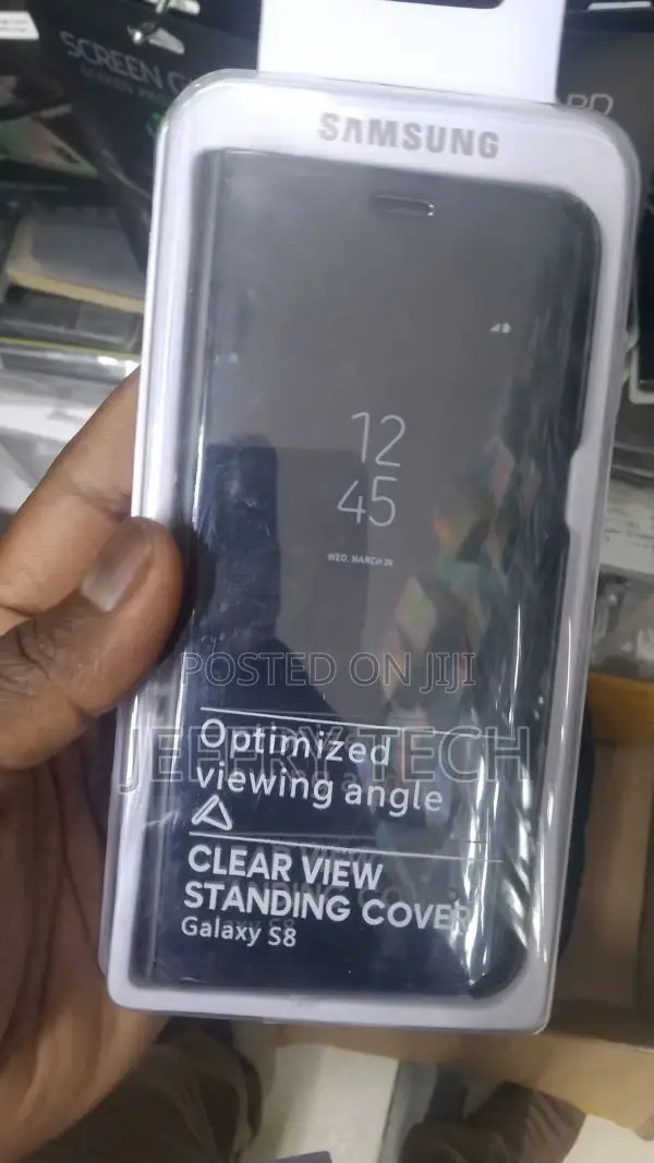 Clear View Smart Mirror Flip Case for Samsung Galaxy S8