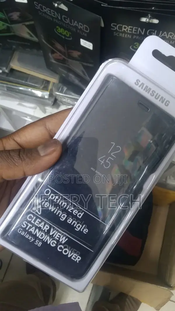 Clear View Smart Mirror Flip Case for Samsung Galaxy S8