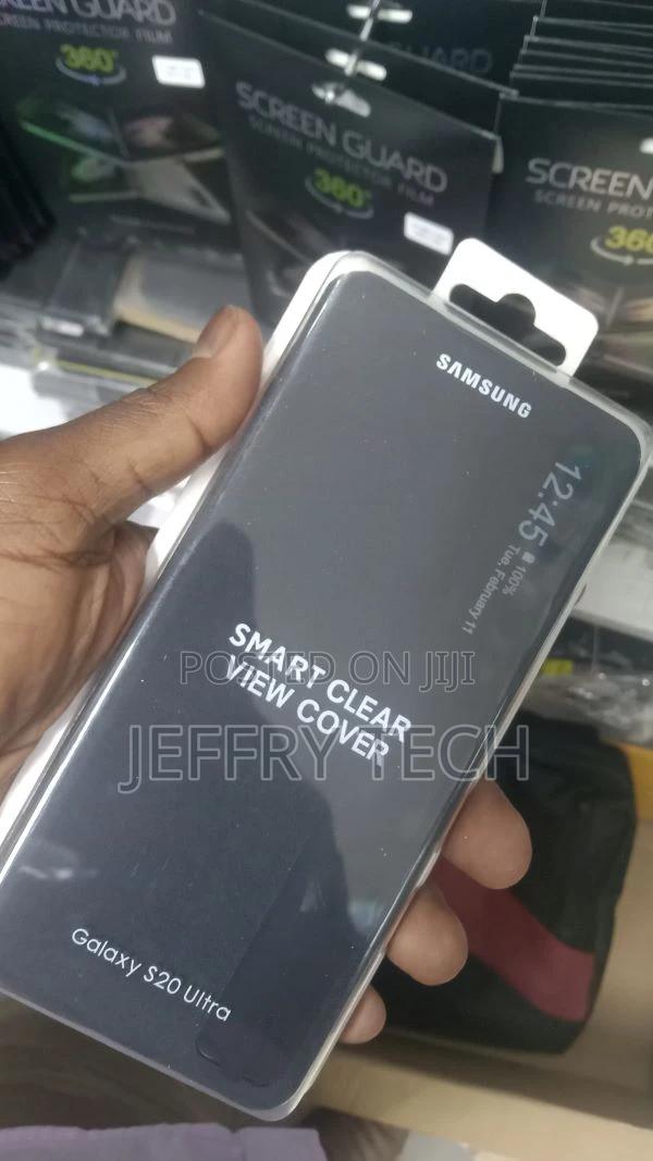 Smart Clear View Flip Case for Samsung Galaxy S20 Ultra - thumbnail 3