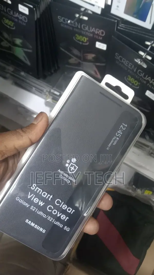 Samsung Smart Clear View Cover Black (Galaxy S21 Ultra 5G)