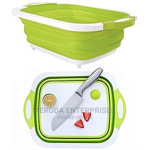 Silicone Collapsible Chopping Board / Collander - thumbnail 2