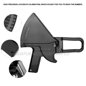Skin Fold Body Fat Caliper Tester Fitness Skinfold Accurate
