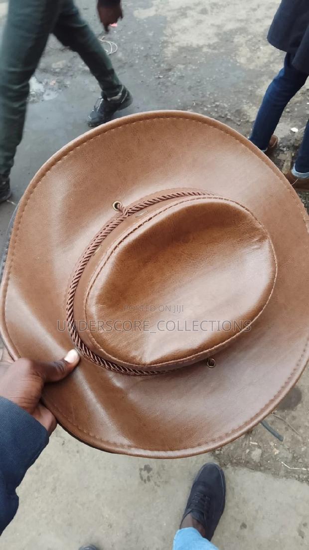 Unisex Leather Hats: Cowboy and Cowgirl
