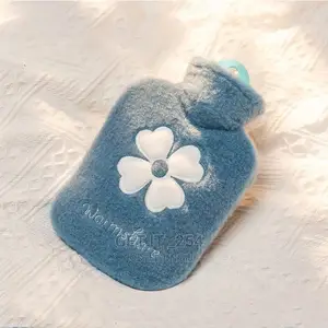 1000ml Flannel Hot Water Bottle Hand Warmer Winter