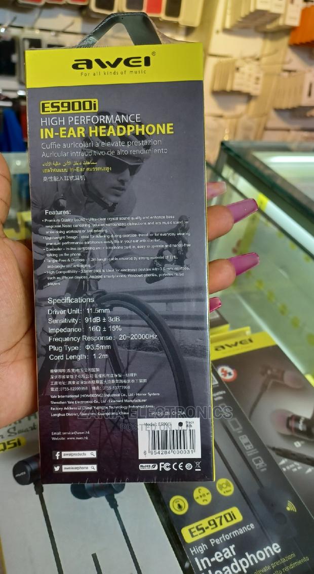Awei Heavy Bass Earphones Es900i - thumbnail 2