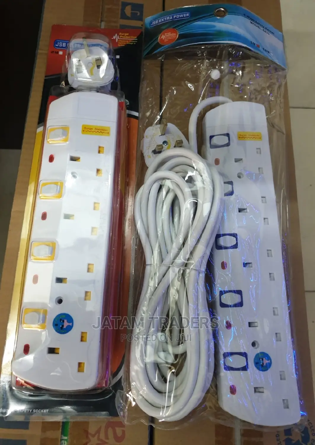 4 Ways Power Extension With Surge Protector