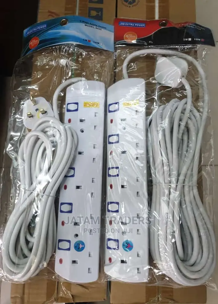 Power Extension, 5ways 5m With Surge Protector,