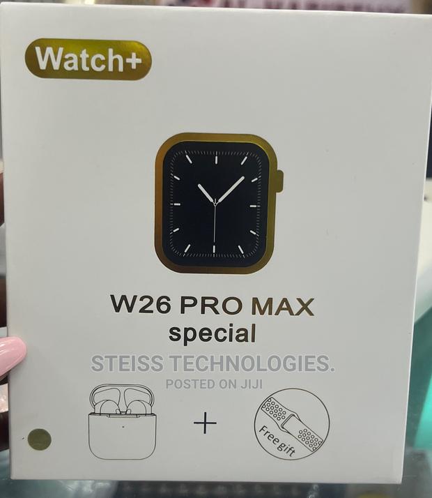 W26 Pro Max Pink Smartwatch. - main view