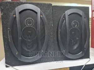 Pioneer 650 Watts Oval Speakers With Cabinets