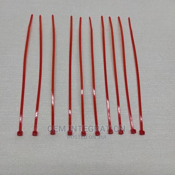 Red Heavy Duty Zip Ties 2.5x150mm