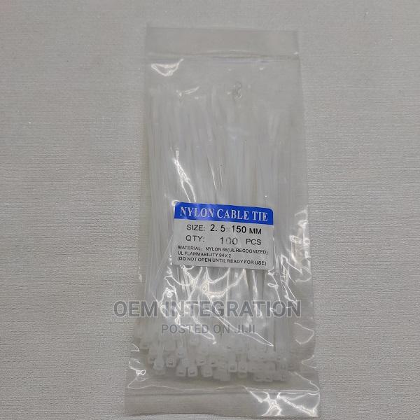 Cable Tie Customized High-Quality Cable 2.5x150mm White - thumbnail 5