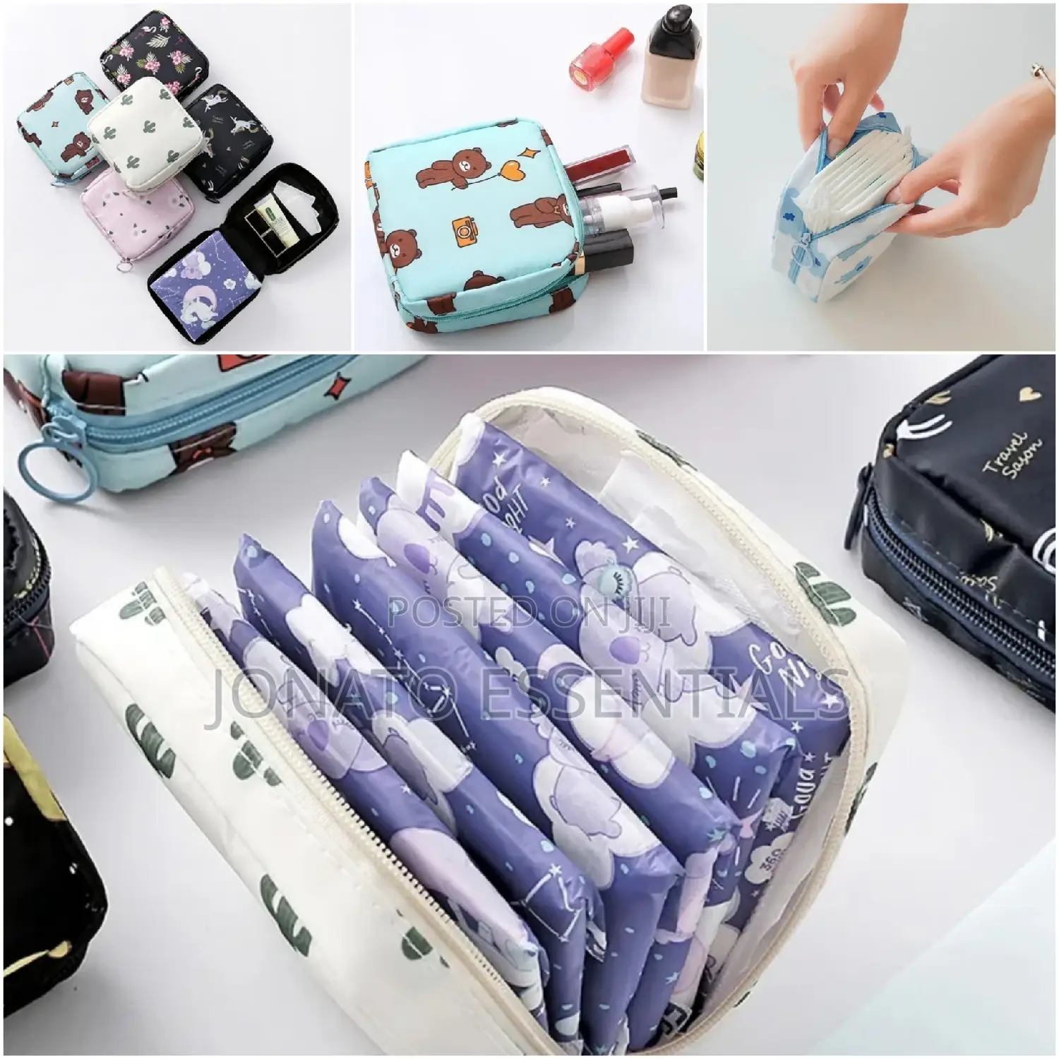 Sanitary Pads or Makeup Organizer, Bag, Pouch