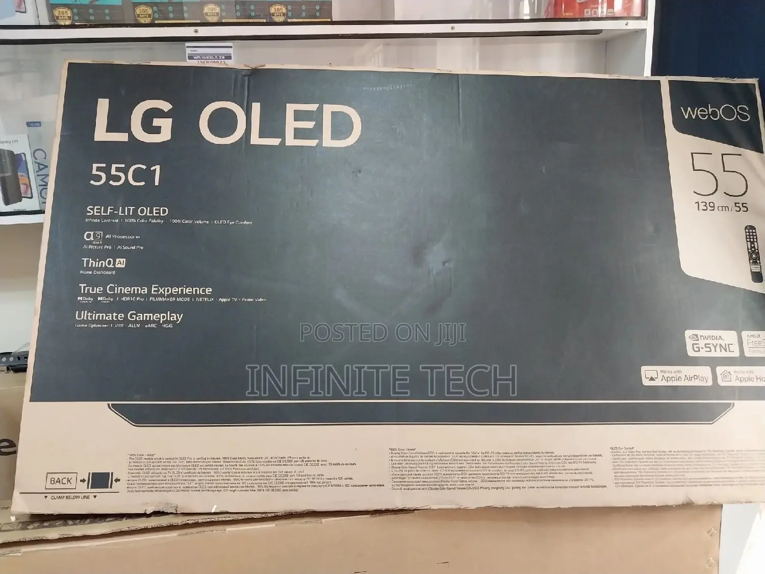 SONY 55" Oled TV 55C1 Thin Q