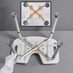 Shower Chair With Cutout for Extra Cleaning