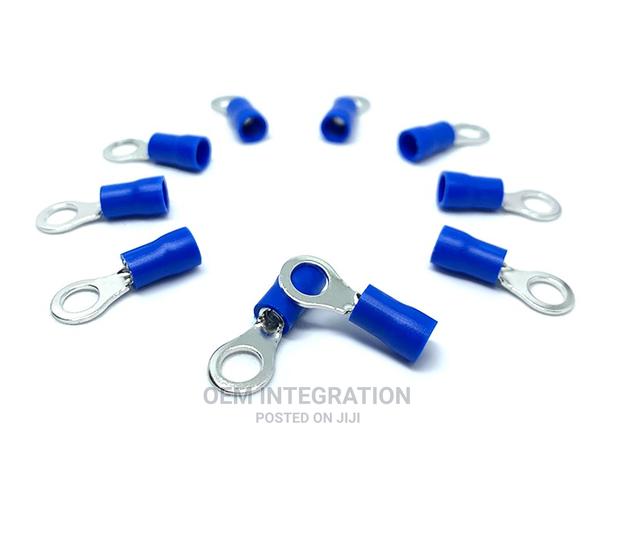 Ring Terminal Cable Lugs for Cable Size 25mm Blue