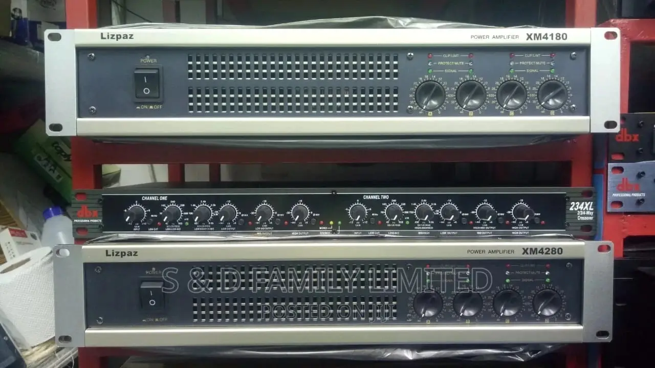 Lizpaz XM4180 Four Channels Power Amplifier