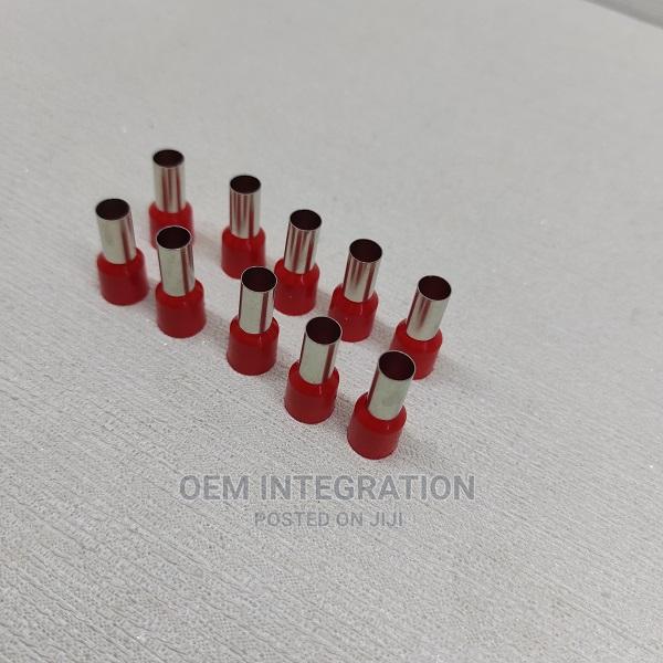 Wire Copper Crimp Connector Insulated Ferrule Pin 25mm Red - thumbnail 3