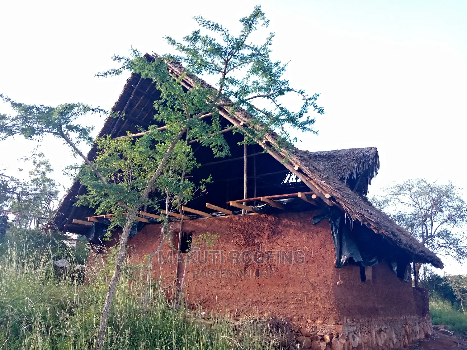 Cob Building and Makuti Roofing Construction