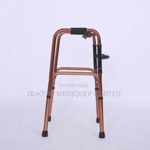 Lightweight Folding Walking Frame With Copper Finish Adults