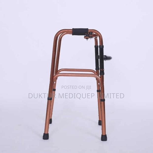 Lightweight Folding Walking Frame With Copper Finish Adults - thumbnail 6