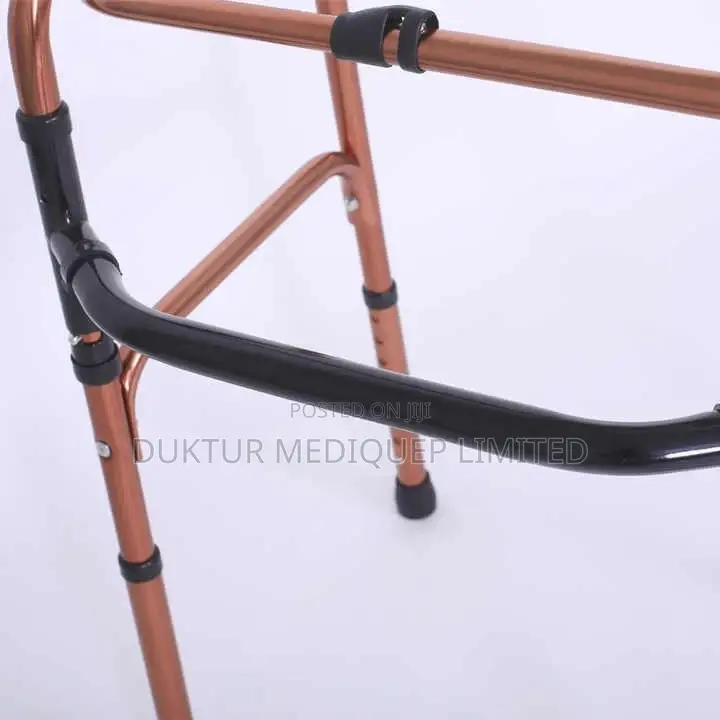 Lightweight Folding Walking Frame With Copper Finish Adults
