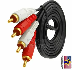Quality Audio Speaker Cable 2 RCA Jack Stereo Dual RCA Male