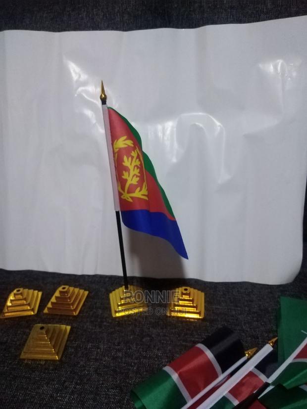 Eritrea Flags - Detachable Eritrea Flags + Base + Holder - thumbnail 2