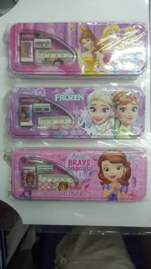 Frozen Mathematical Set Compass, Pen, Rubber, Ruler, Sharpe