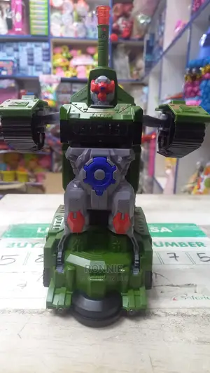 4 in 1 Robot Military Tank Jet Vehicle Transformer Truck Toy