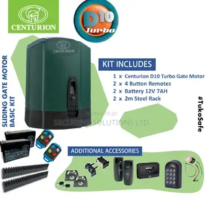Centurion D10 Turbo High Speed Industrial Sliding Gate Motor