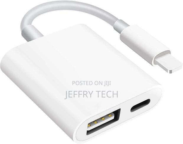 USB Camera Adapter Easy to Transfer Photos Videos for iPhone