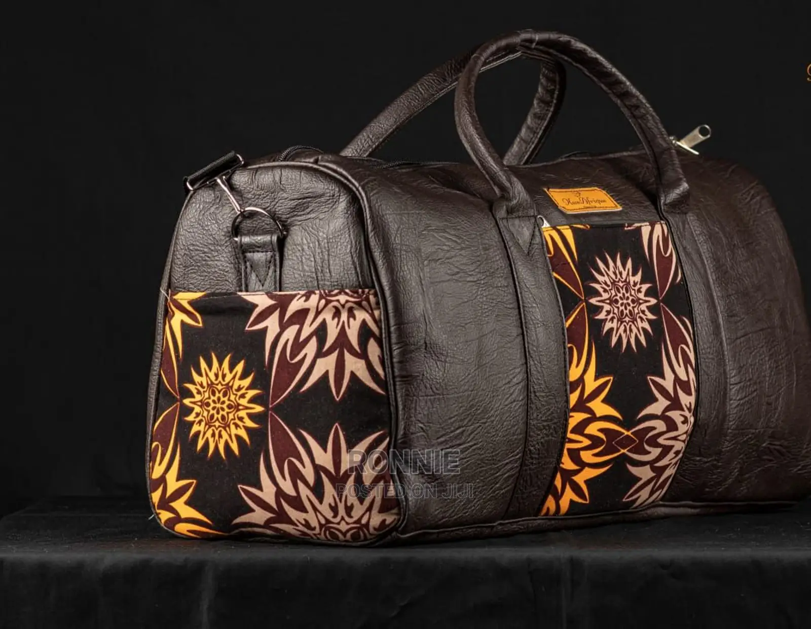 Leather Luggage Travel Bag - Custom Designed - Made in Kenya