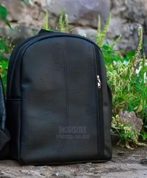 Black Leather Backpacks - Custom Design - Made in Kenya