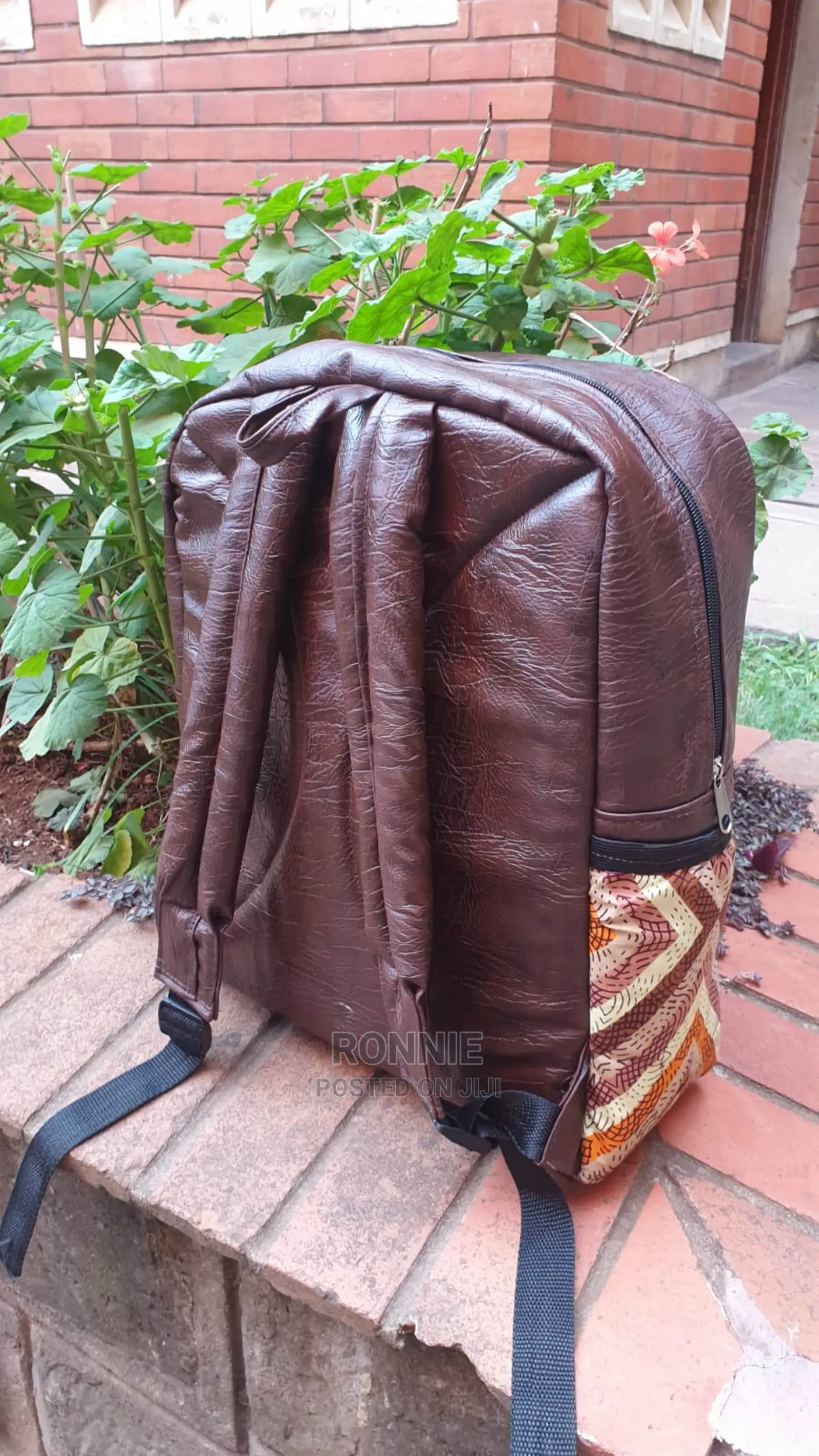 Faux Leather Backpack - Custom Design Made in Kenya