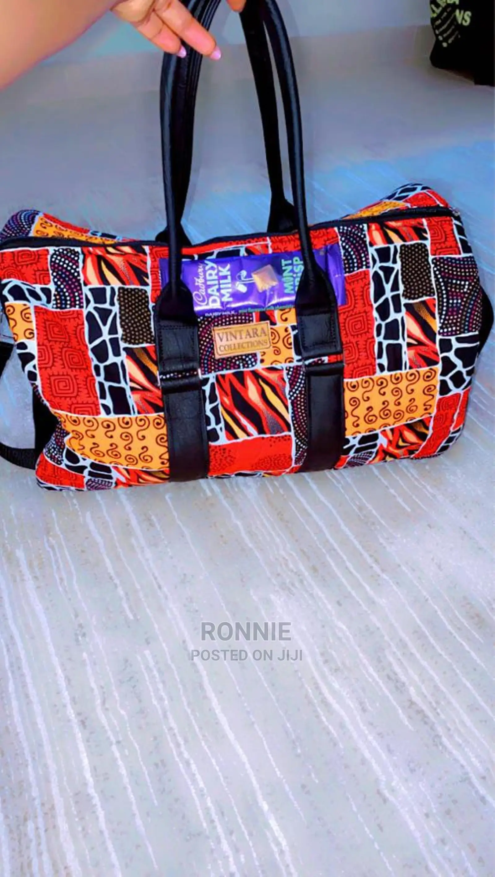 Leather Kitenge Fabric Design Durable Strong Made in Kenya