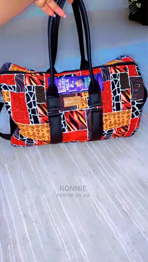 Leather Kitenge Fabric Design Durable Strong Made in Kenya
