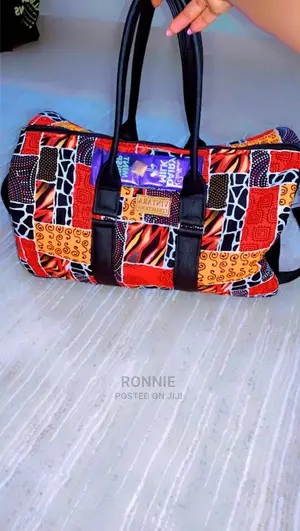 Leather Kitenge Fabric Design Durable Strong Made in Kenya