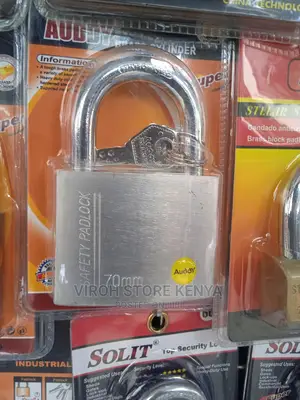 Auddy Heavy Duty Brass Padlock 70mm Dotted Keys