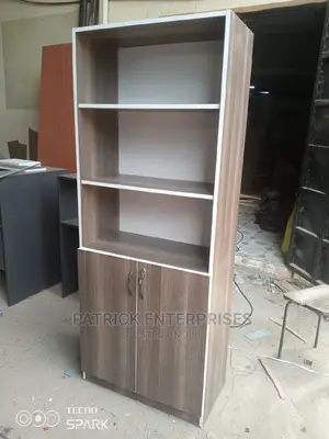 Executive Bookshelf 2 Half Door 6 by 3 Fitts
