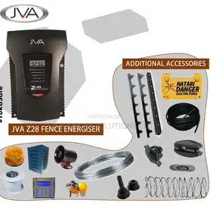 Jva Z28 Two Zone Security Energiser 8 Joule With Lcd Displ