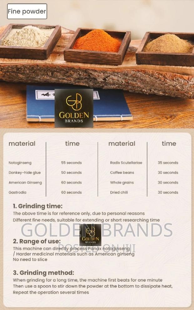 400W Stainless Steel High-Power Grinding Machine, Grains - thumbnail 3