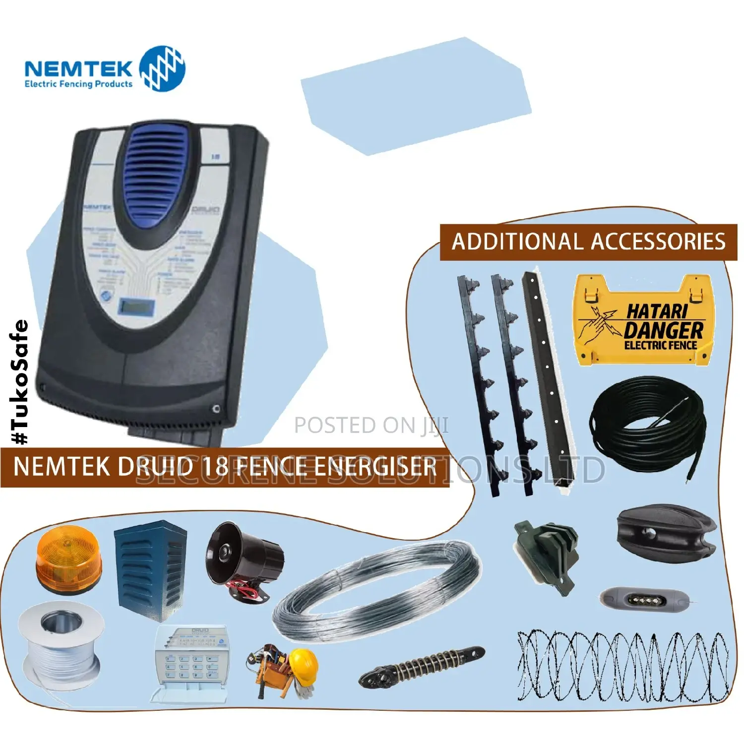 Nemtek DRUID 18 LCD 8 Joule Energizer