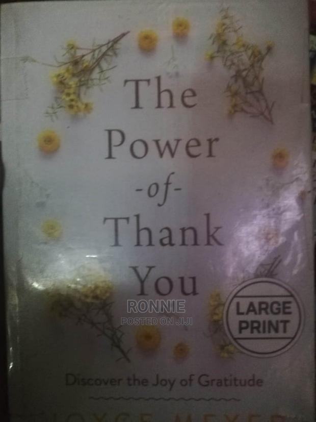The Power of Thank You Book by Joyce Meyer